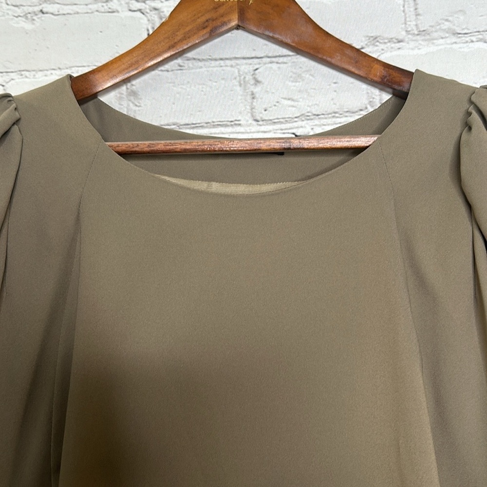 Seventy Mushroom Tan Colored Long Sleeve Dress Size Large Excellent Condition - Picture 5 of 15